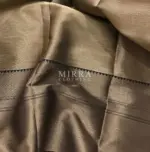 Gold Kora Silk Saree with Gold Zari Weaves with Peacock Motifs - Image 7