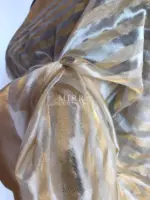 Offwhite Chanderi Silk Saree with Zari Weaves - Image 4
