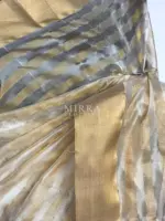 Offwhite Chanderi Silk Saree with Zari Weaves - Image 6