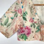 Offwhite Rayon Blouse with Floral Prints - Image 7