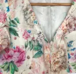 Offwhite Rayon Blouse with Floral Prints - Image 8