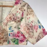 Offwhite Rayon Blouse with Floral Prints - Image 4