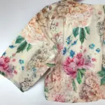Offwhite Rayon Blouse with Floral Prints - Image 2