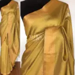 Green Banarasi Silk Saree with Gold and Silver Zari Weaves