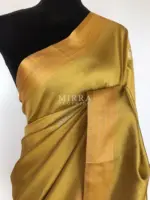 Green Banarasi Silk Saree with Gold and Silver Zari Weaves - Image 4