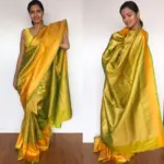 Green Banarasi Silk Saree with Antique Zari Weaves - Image 2
