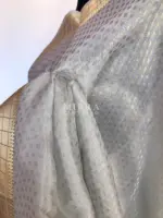 Ice Blue Banarasi Silk Saree with Gold Zari Weaves - Image 7