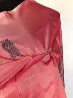 Light Pink Chinnalapattu Silk Saree with Handwoven Buttas - Image 6
