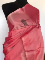 Light Pink Chinnalapattu Silk Saree with Handwoven Buttas - Image 4