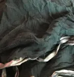 Grey Block Printed Chiffon Saree - Image 7