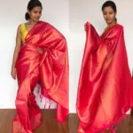 Pink Banarasi Silk Saree with Gold Zari Weaves - Image 4