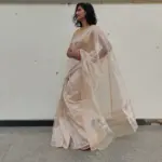 Gold Pure Tissue Silk Saree - Image 5