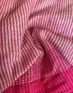 Pastel Yellow Pure Linen Saree - Image 7