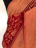 Red Brasso Saree - Image 7