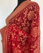 Red Brasso Saree - Image 8