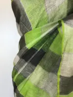 Multi Color Pure Linen Saree - Image 5
