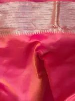 Peach Banarasi Silk Saree with Gold Zari Weaves - Image 7