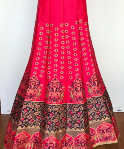 Hot Pink Banarasi Lehenga