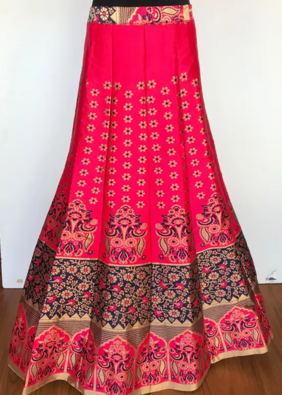 Hot Pink Banarasi Lehenga