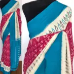 Pink Ikat Cotton Saree