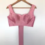 Baby Pink Raw Silk Blouse - Image 5
