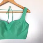 Teal Raw Silk Blouse - Image 3
