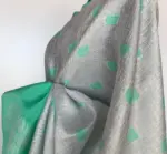 Silver Kora Silk Saree woven in Silver Zari - Image 5
