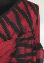 Maroon Sambalpuri Ikat Cotton Saree - Image 7