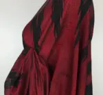 Maroon Sambalpuri Ikat Cotton Saree - Image 6