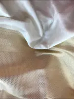 Cream Banarasi Silk Saree with Gold Zari Weaves - Image 7