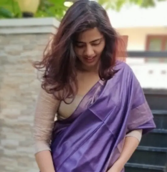Grey Chanderi Silk Blouse with Zari Checks
