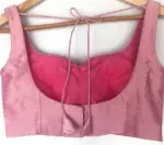 Baby pink Raw Silk Blouse - Image 3