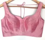 Baby pink Raw Silk Blouse - Image 4