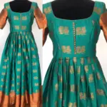 Blue Linen Cotton Dress