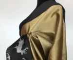 Gold Kora Silk Saree with Gold Zari Weaves - Image 7