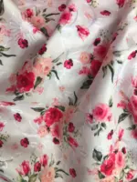 Creamy Pink Dual Shaded Georgette Saree - Image 6