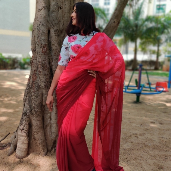Kanchipuram/Kanchivaram handloom pure tissue silk saree | double shade –  ShopNayaStore