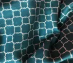 Amber Green Organza Silk Saree with Gold Zari Stripes - Image 7