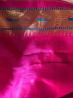 White Banarasi Silk Saree with Paithani Weaves - Image 8