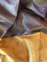 Ocean Blue Kora Silk Saree with Gold Zari Weaves