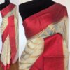 Ivory Kota Silk Saree with Gold Zari Weaves