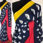Navyblue Mul Cotton Saree with Hand Block Prints