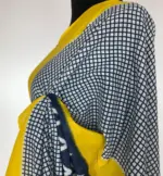 Blue Mul Cotton Saree with Hand Block Prints - Image 7