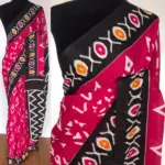 Pink Mul Cotton Saree with Hand Block Prints