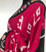 Pink Mul Cotton Saree with Hand Block Prints - Image 7