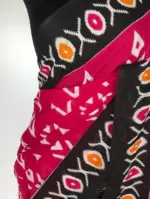 Pink Mul Cotton Saree with Hand Block Prints - Image 6