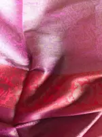 Sea Green Kora Silk Saree with Gold Zari Weaves - Image 8