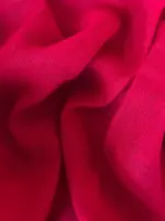 Red Linen Jamdani Saree - Image 5