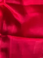 Scarlet Red Pure Mangalagiri Silk Saree - Image 8