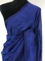 Purple Pure Mangalagiri Silk Saree - Image 6
